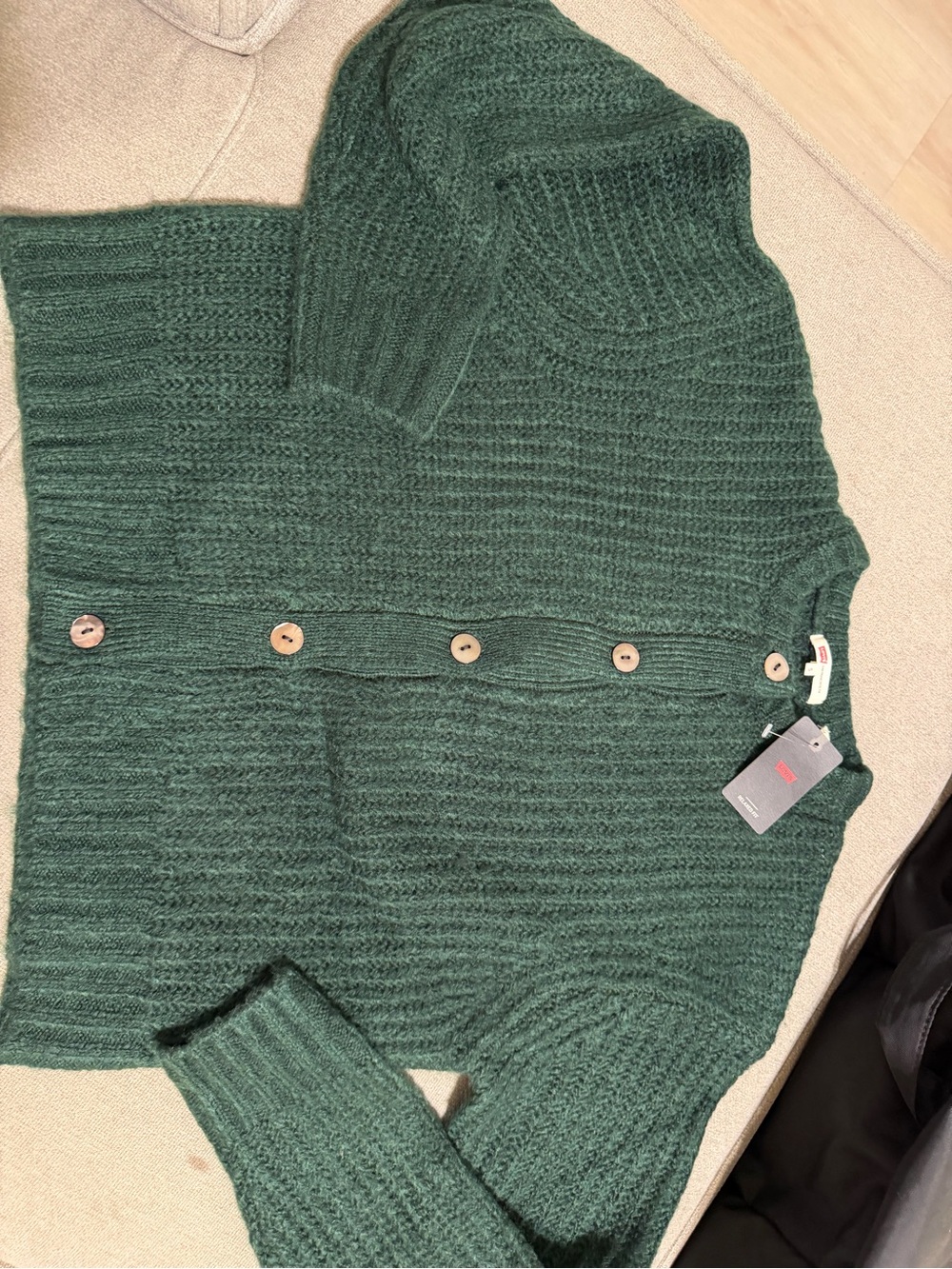 Luna Shell Button Cardigan - Picture 7 of 10